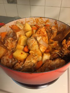 Stirring it up with sauce